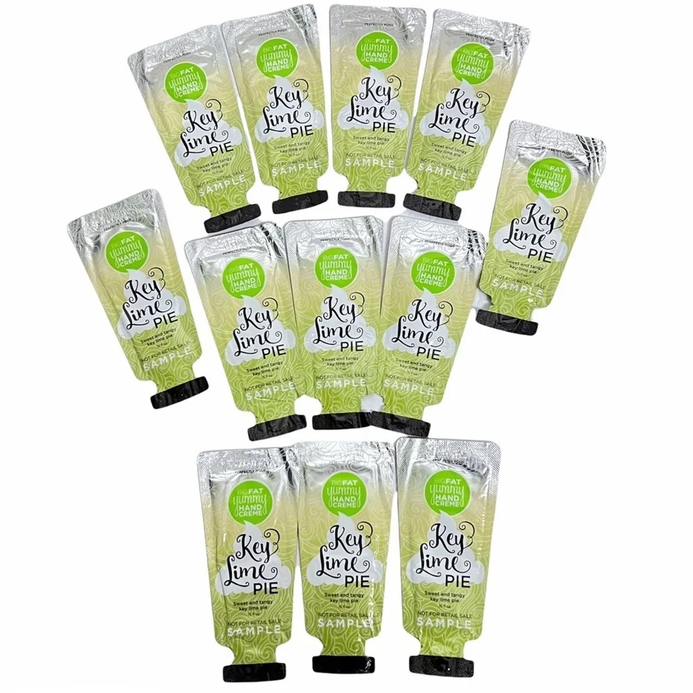 PERFECTLY POSH Big Fat Yummy Hand Creme Key Lime Pie Samples 12 Packets Vegan